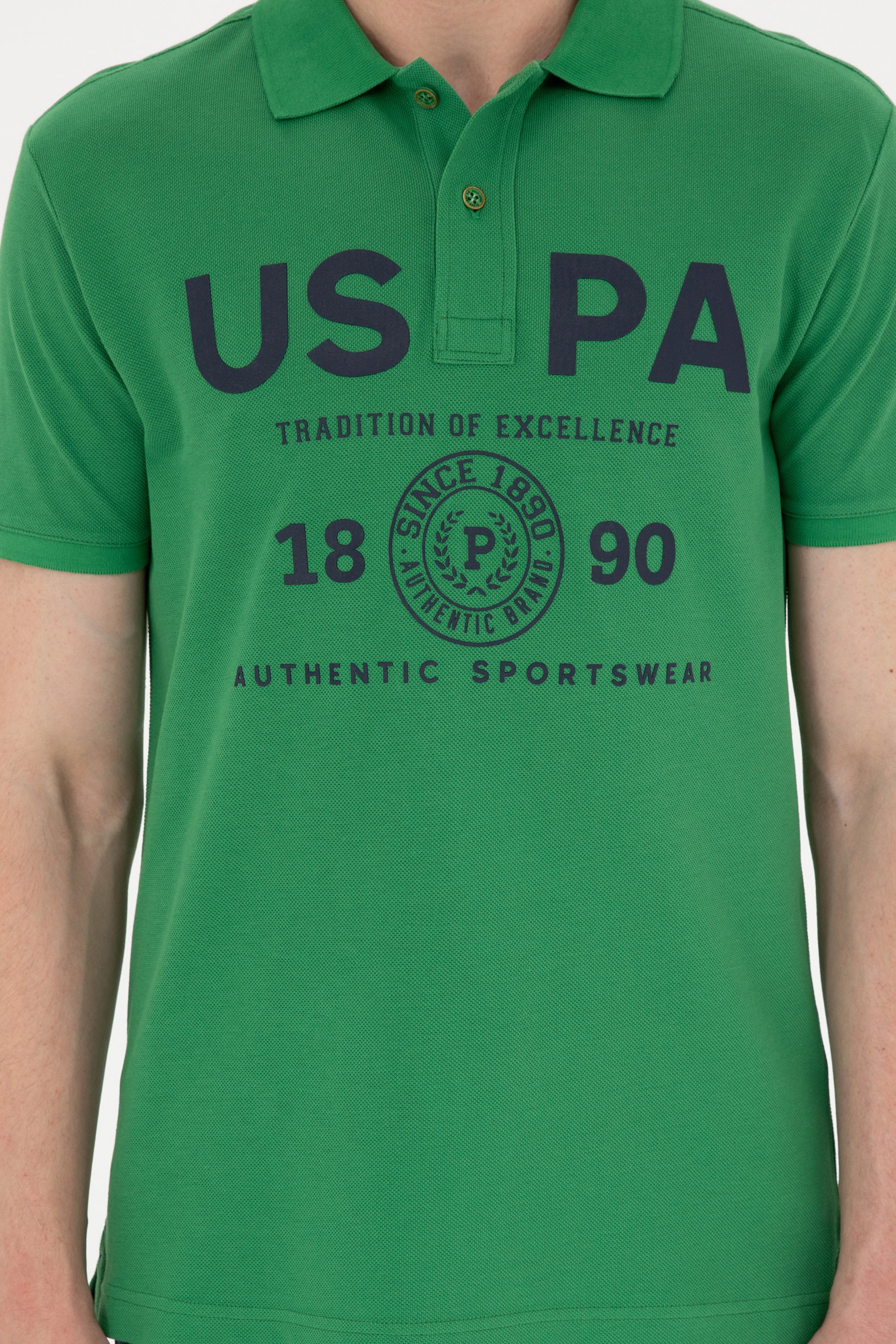 Mens Polo Shirt Green