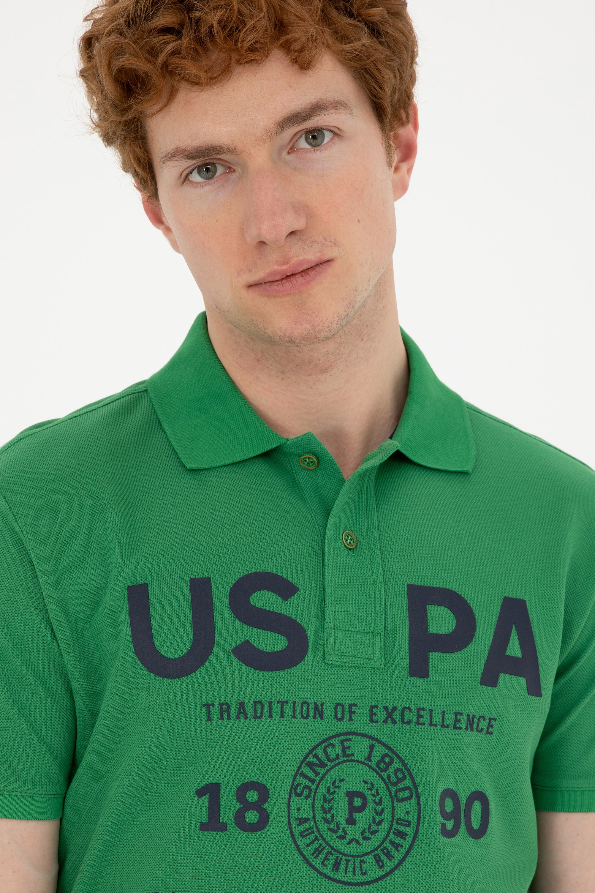 Mens Polo Shirt Green