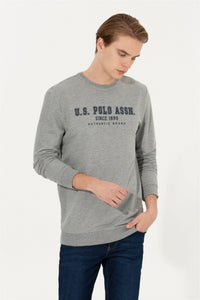 SWEATSHIRT-GREY MELANGE