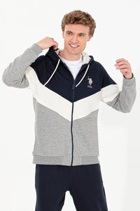 HOODIE-GREY MELANGE