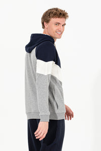 HOODIE-GREY MELANGE