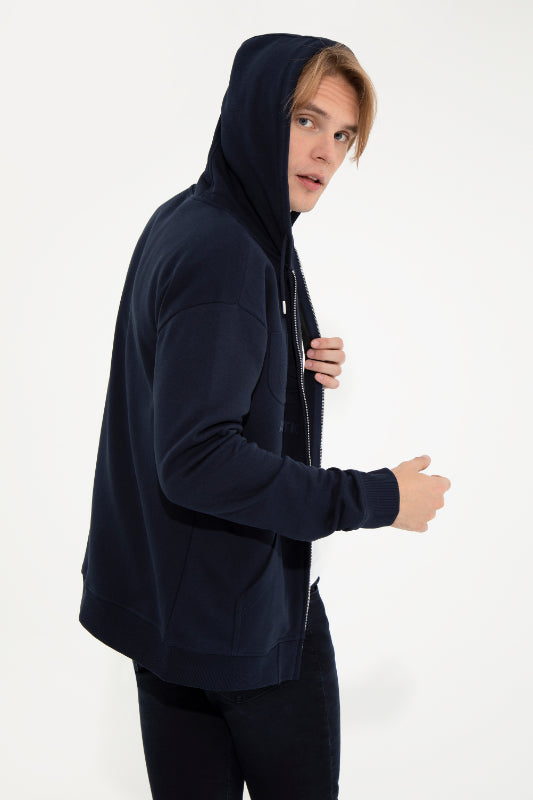 HOODIE-NAVY BLUE
