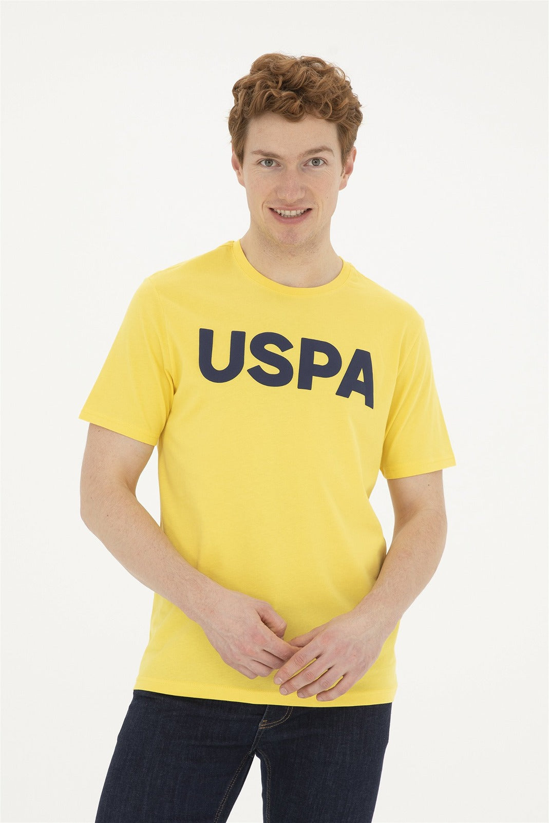 Mens Polo Shirt Yellow
