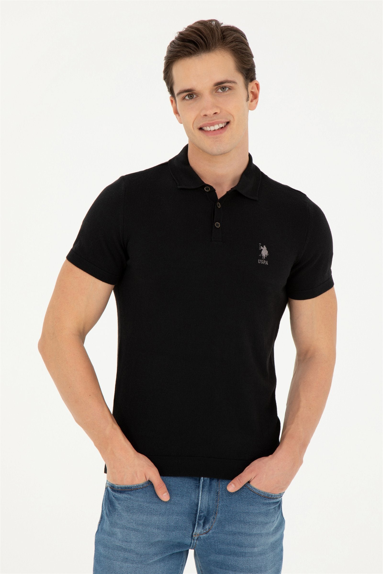 Mans Polo Shirt Black