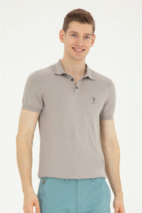 Mans Polo Shirt Dark Grey