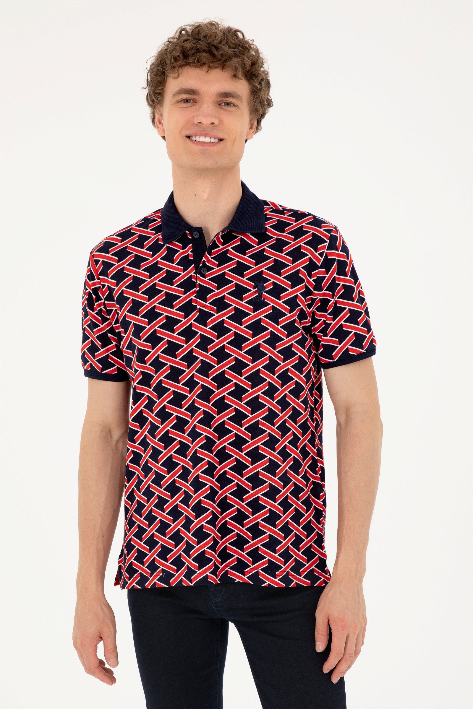 Mans Polo Shirt Navy Blue