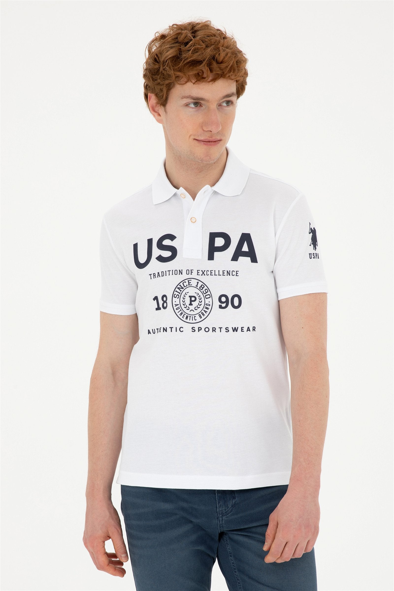 Mans Polo Shirt White