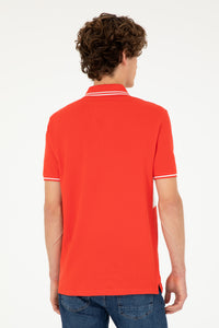 Mans Polo Shirt Red
