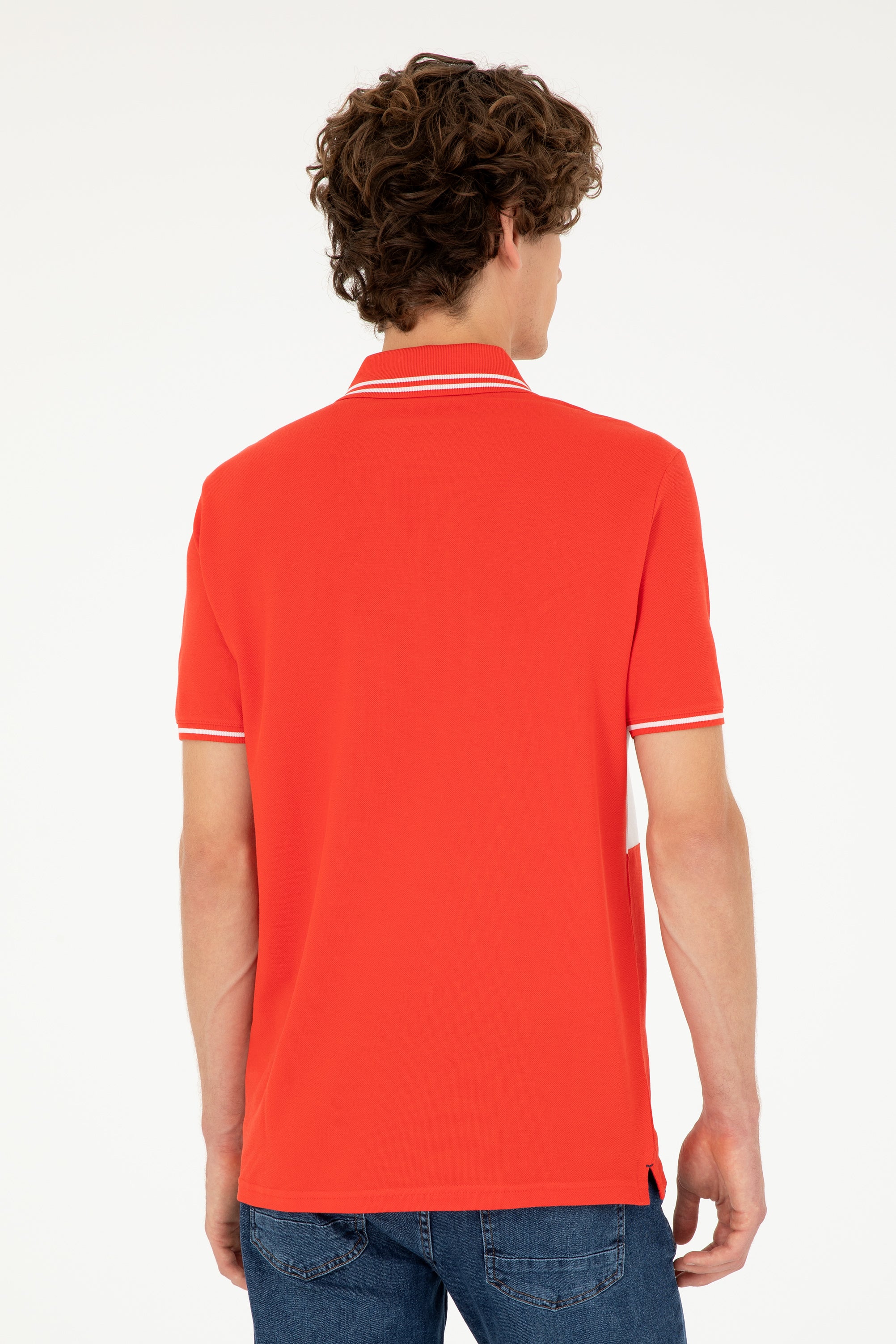 Mans Polo Shirt Red