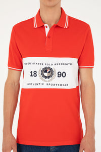 Mans Polo Shirt Red