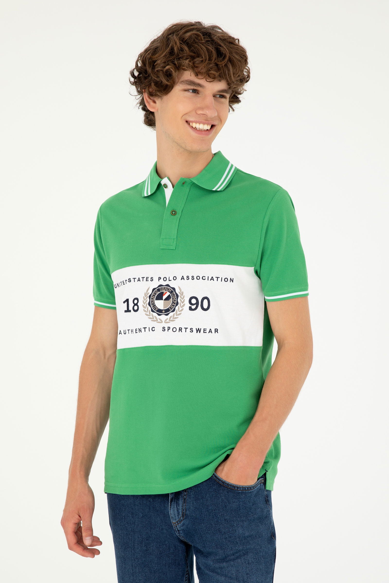 Mans Polo Shirt Green