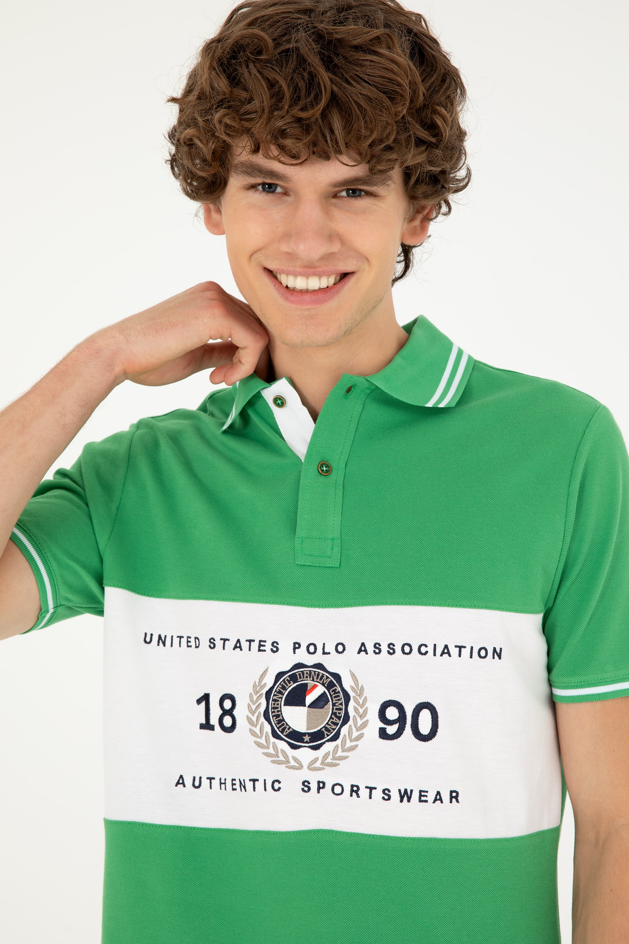 Mans Polo Shirt Green