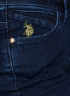 Womens Ladies Jeans Dark Blue