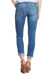 Womens Ladies Jeans Light Blue
