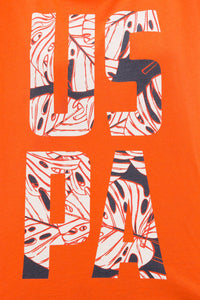 Womens Ladies T-Shirt Vermilion