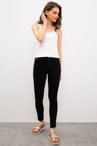 Womens Ladies Jeans Black