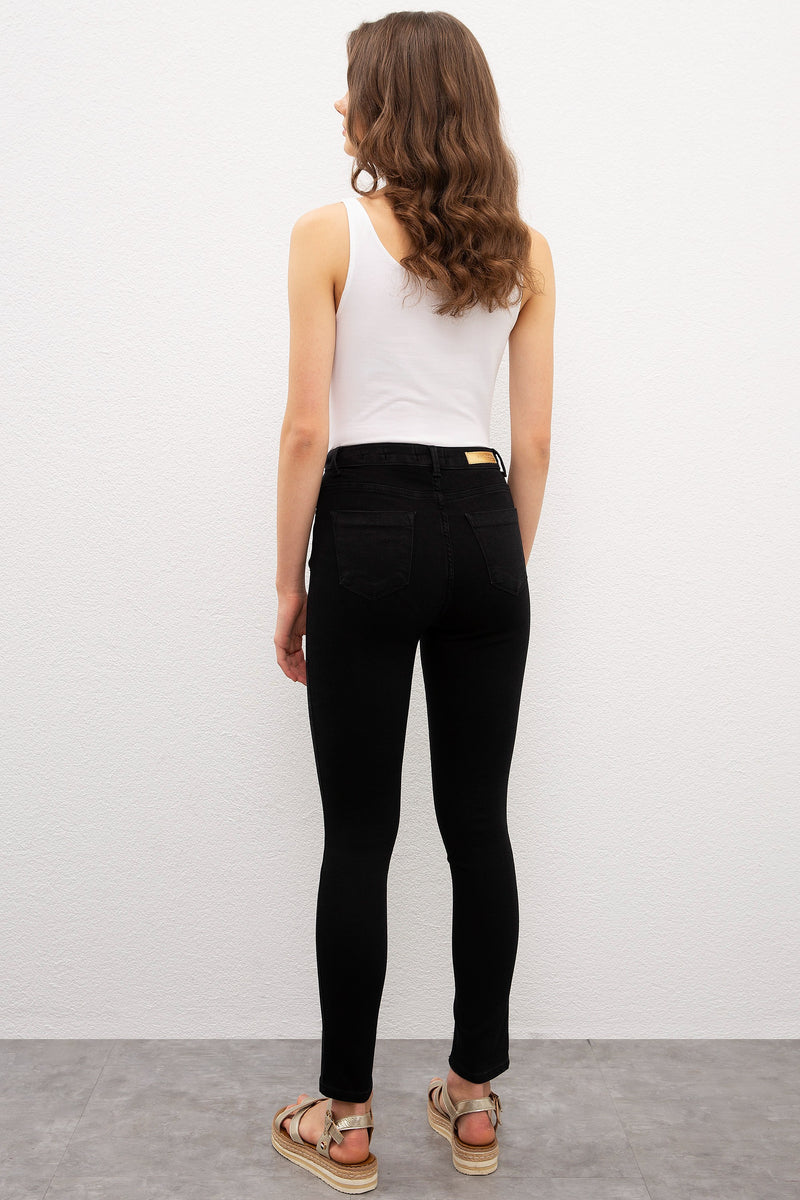 Womens Ladies Jeans Black