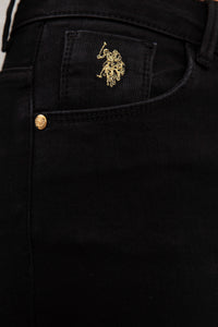 Womens Ladies Jeans Black