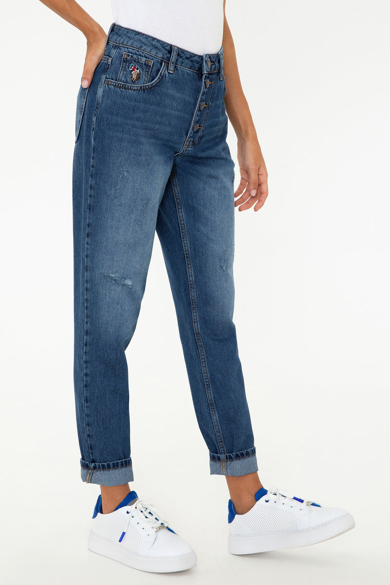 Womens Ladies Jeans Blue