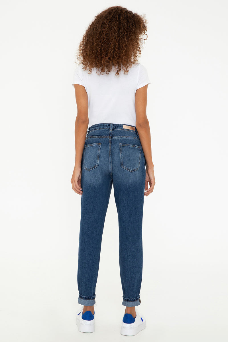 Womens Ladies Jeans Blue