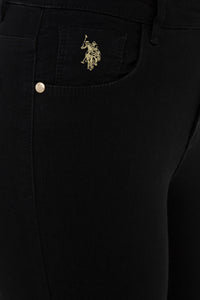 Womens Ladies Jeans Black