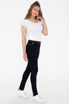 Womens Ladies Jeans Dark Blue