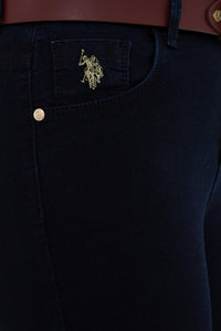 Womens Ladies Jeans Dark Blue