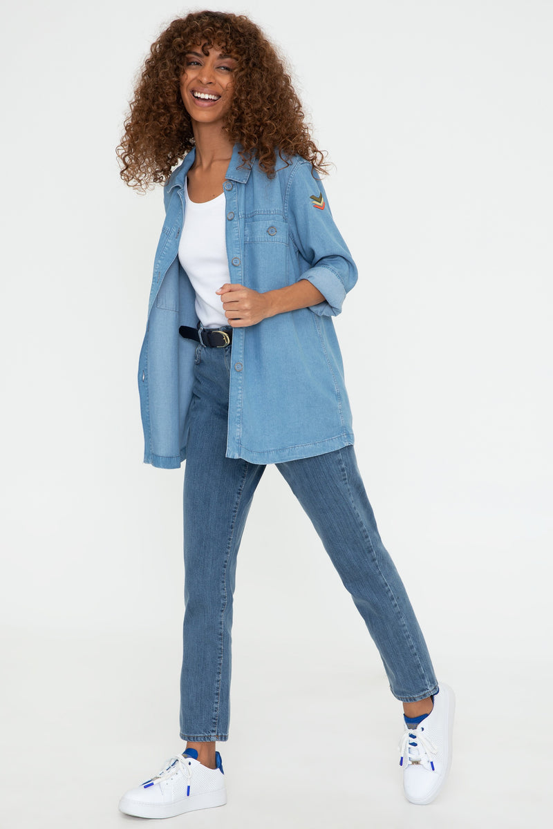 Womens Ladies Jeans Blue