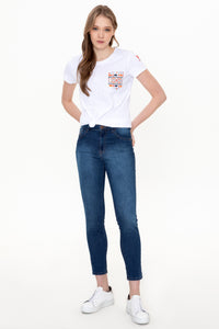 Womens Ladies Jeans Blue