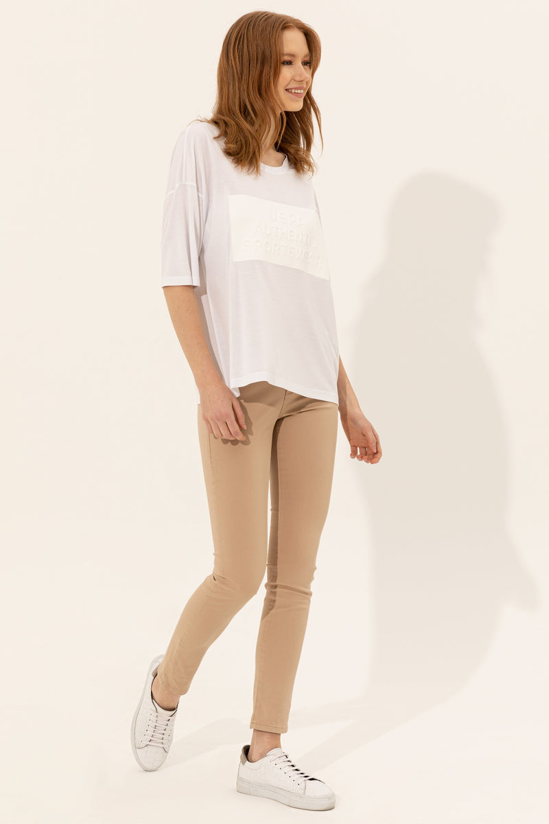 Womens Ladies T-Shirt White