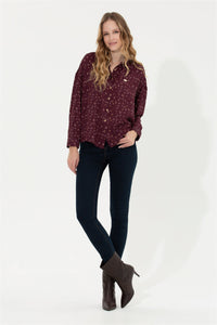 Womens Ladies Shirt Cherry