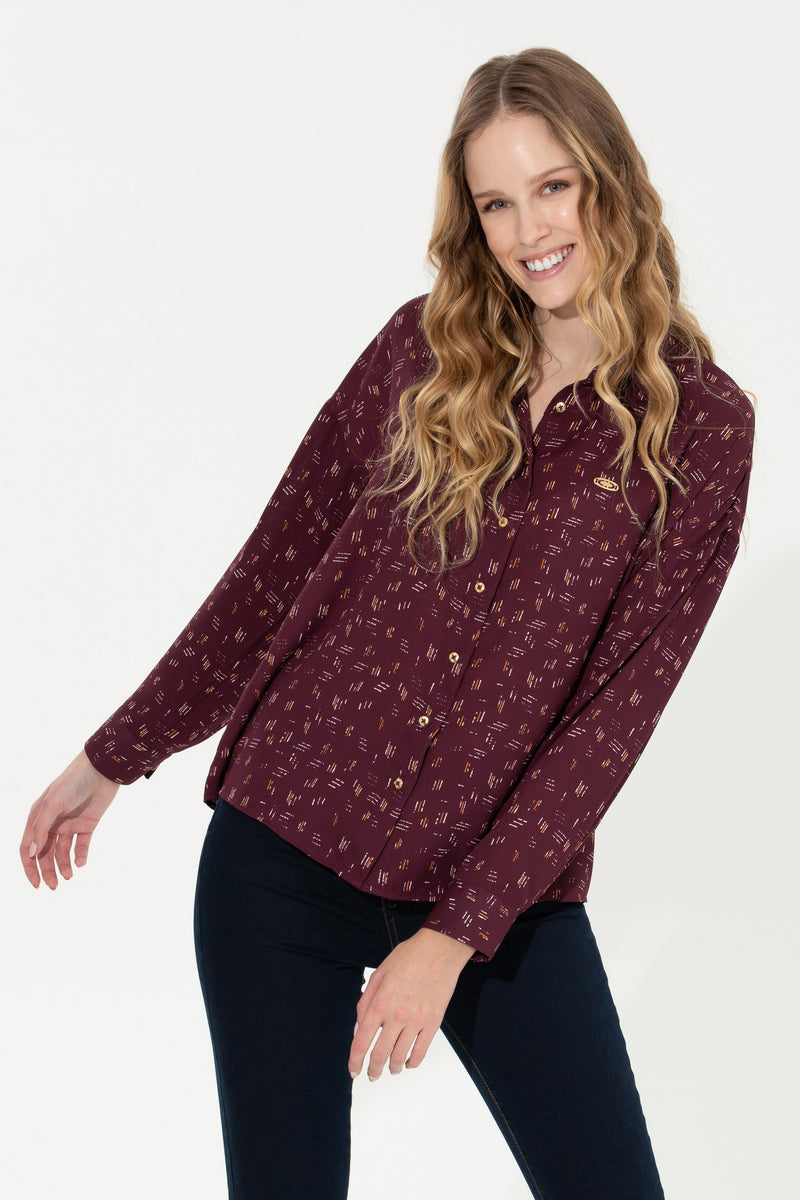 Womens Ladies Shirt Cherry
