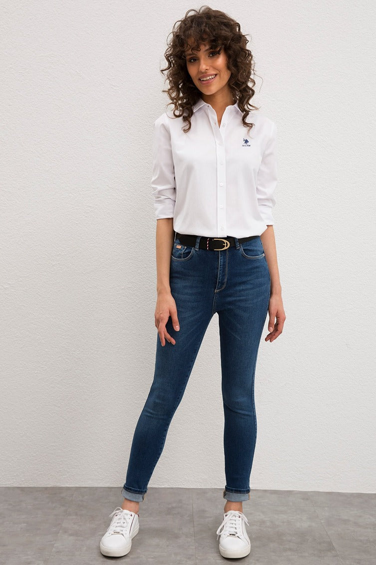 Womens Ladies Jeans Blue