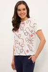 Womens Ladies T-Shirt White