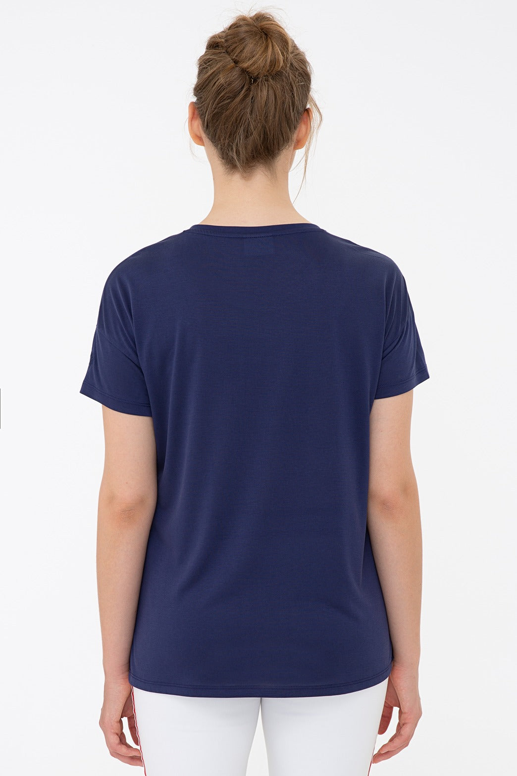 Womens Ladies T-Shirt Navy Blue