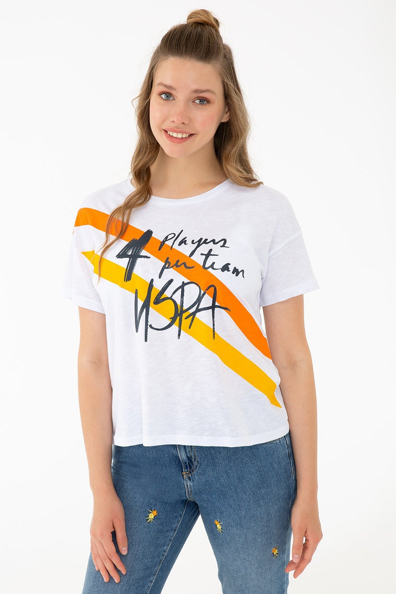 Womens Ladies T-Shirt White