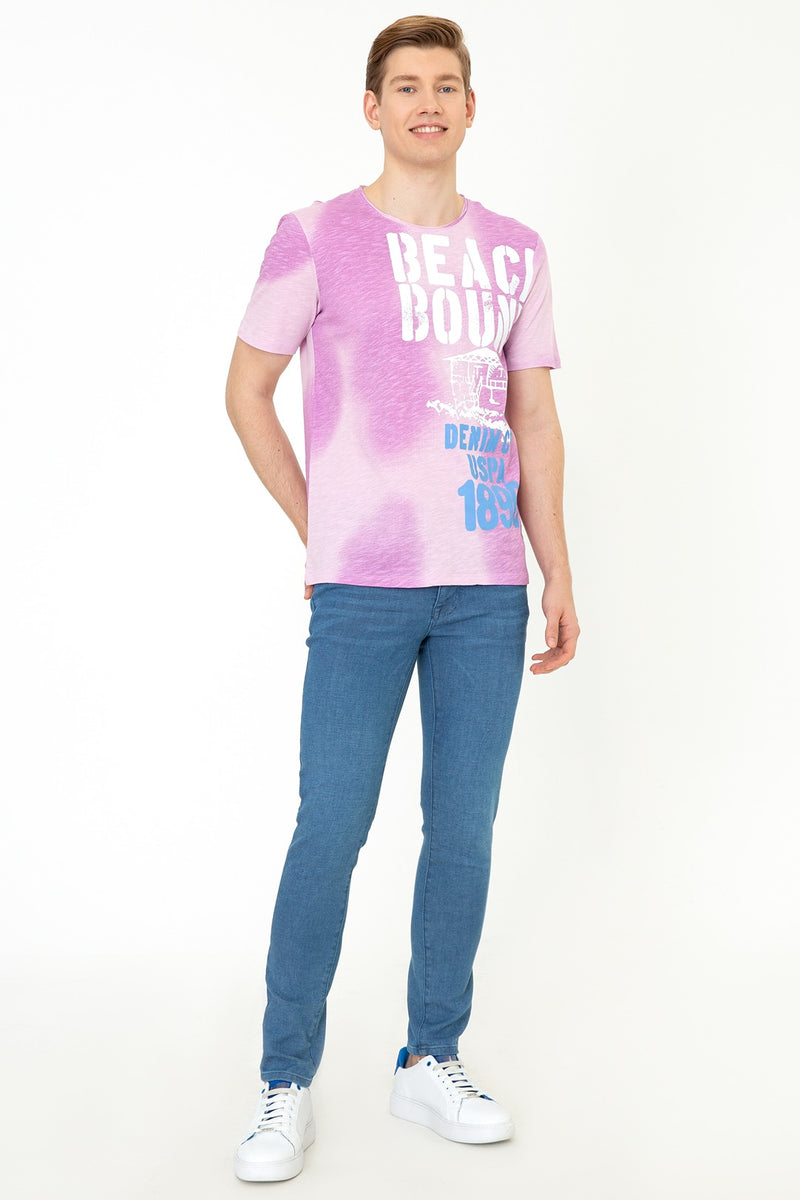 Mens T Shirt Violet