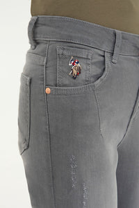 Womens Ladies Jeans Grey