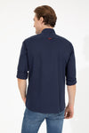 BASIC SHIRT-NAVY BLUE