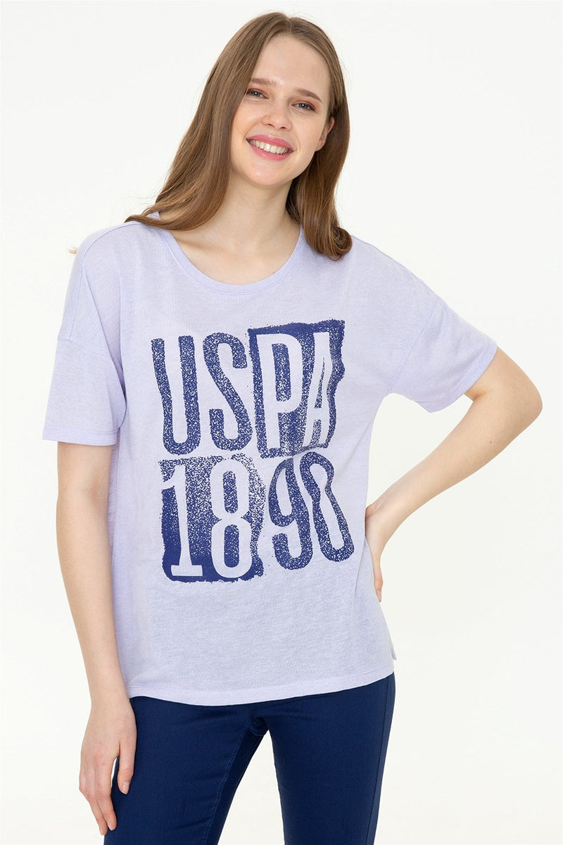 Womens Ladies T-Shirt Lilac