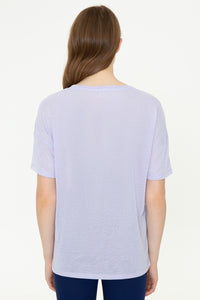 Womens Ladies T-Shirt Lilac