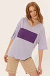Womens Ladies T-Shirt Lilac