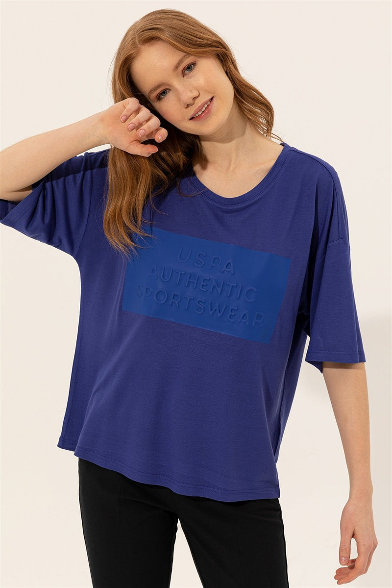 Womens Ladies T-Shirt Royal Blue