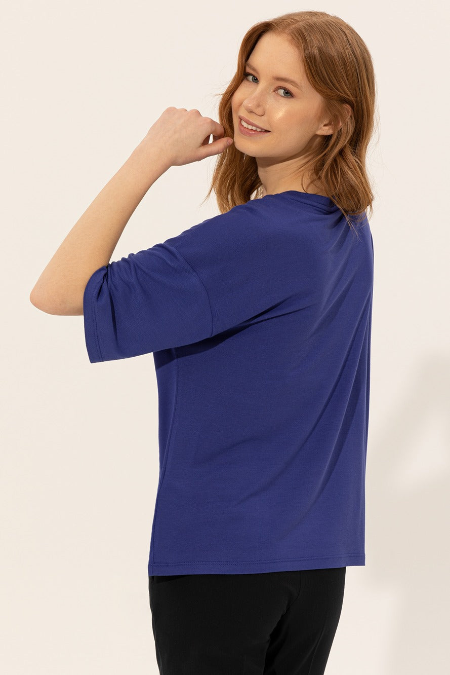 Womens Ladies T-Shirt Royal Blue