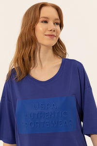 Womens Ladies T-Shirt Royal Blue