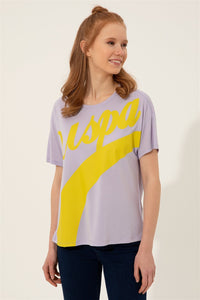 Womens Ladies T-Shirt Lilac