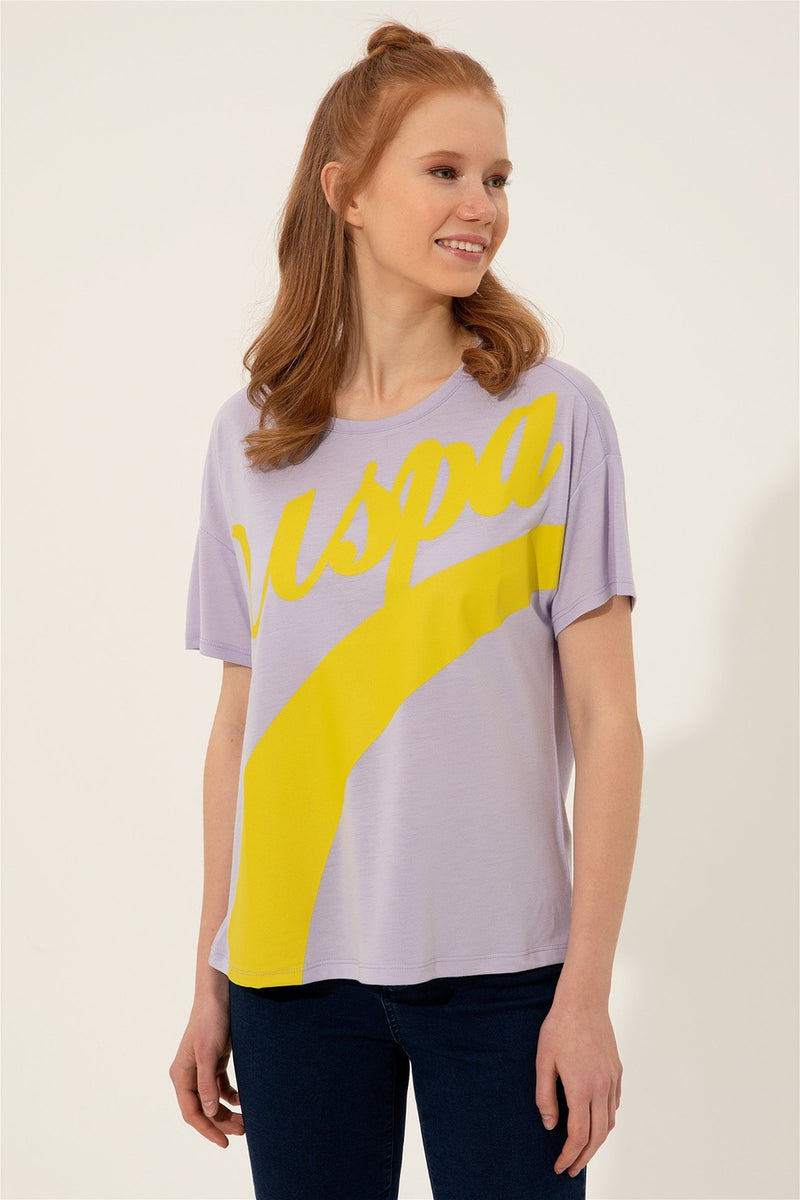 Womens Ladies T-Shirt Lilac