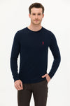 BASIC KNITWEAR-NAVY BLUE