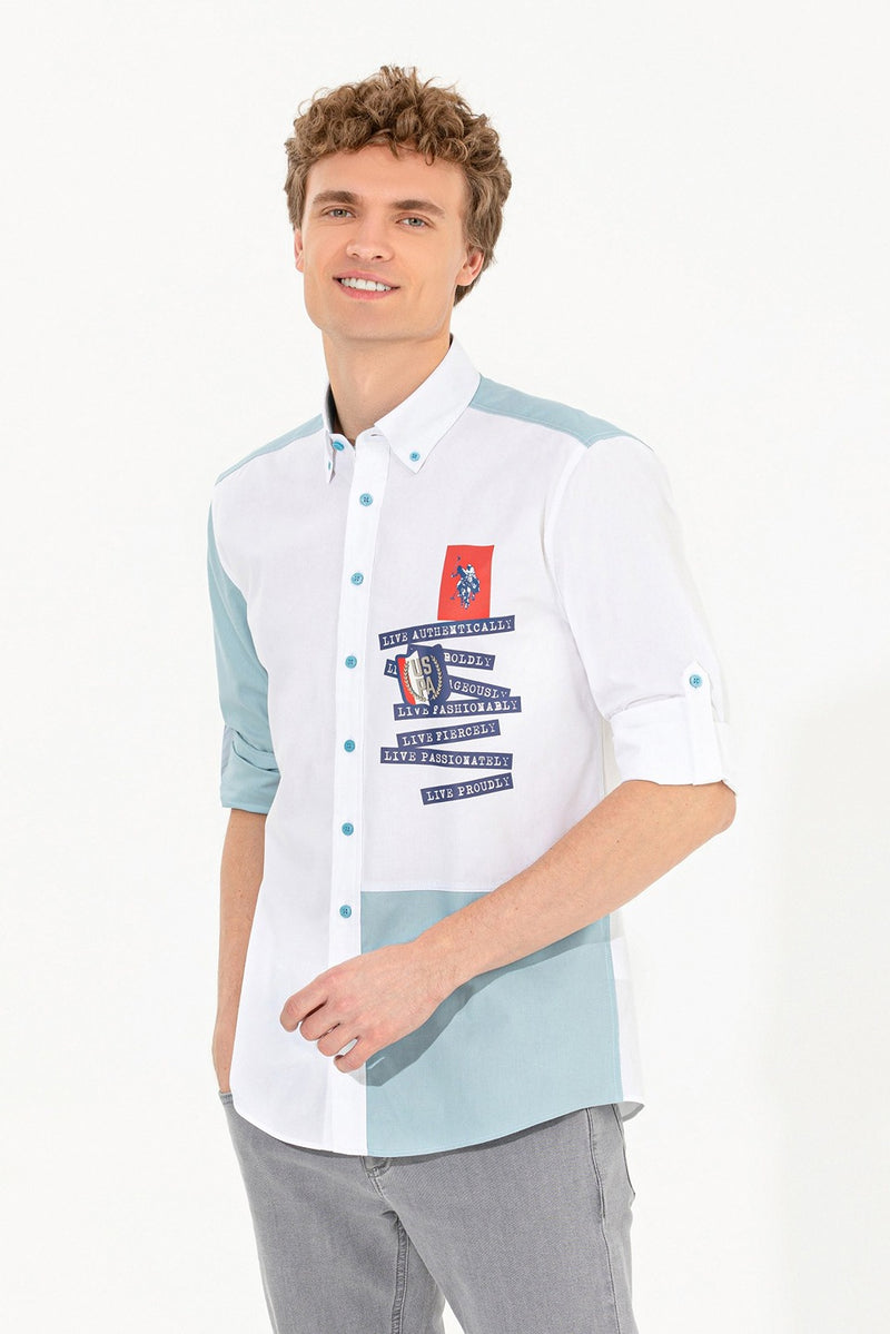 Mens Shirt Blue