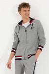HOODIE-GREY MELANGE